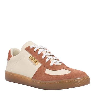 Tenis Couro Camurca Mocha