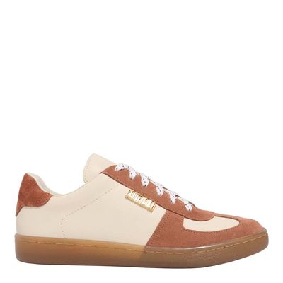 Tenis Couro Camurca Mocha