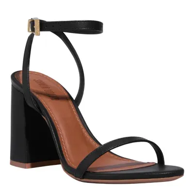 Sandalia Couro Pelica Soft Preto