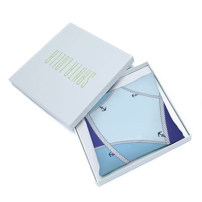 Lenço Tecido Azul Navy Âncora