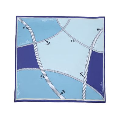 Lenço Tecido Azul Navy Âncora