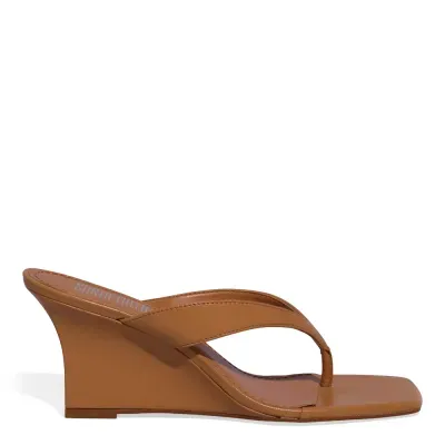 Mule Couro Pelica Soft Doce De Leite