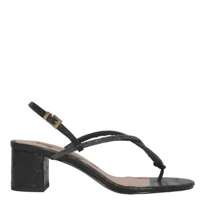 Sandalia Crocodiles Preto