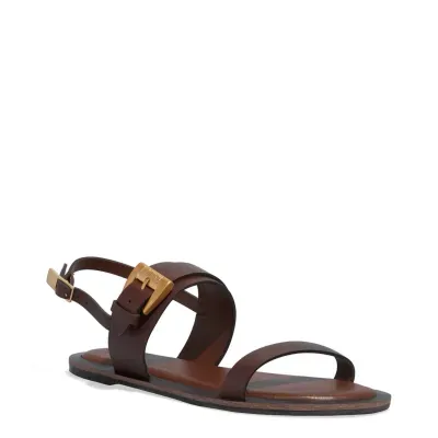 Rasteira Couro Confort Dark Cocoa