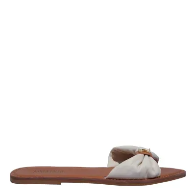 Rasteira Couro Nobre Soft New Marfim