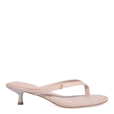 Mule Couro Nobre Soft Dusty Rose