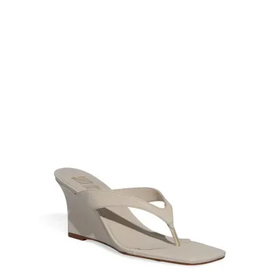 Mule Couro Pelica Soft New Marfim