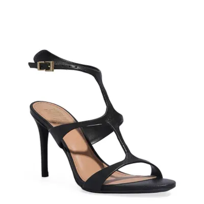 Sandalia Couro Pelica Soft Preto