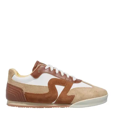 Tenis Couro Camurca Biscuit