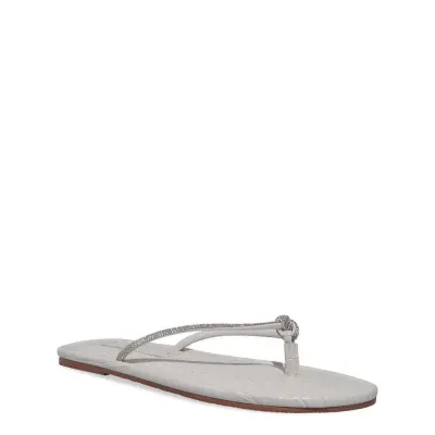 Rasteira Crocodiles Off White