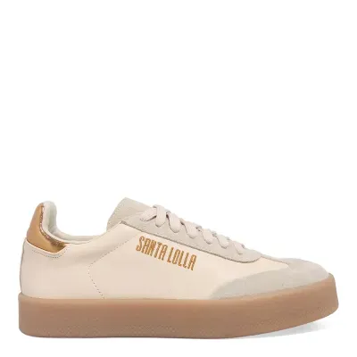 Tenis Couro Camurça Linho 3