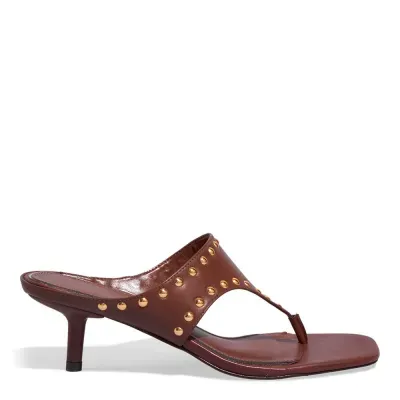 Mule Couro Nobre Soft Dark Cocoa