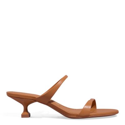 Mule Couro Pelica Soft New Camelo