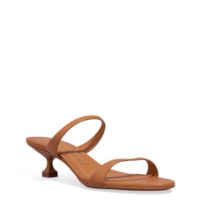 Mule Couro Pelica Soft New Camelo