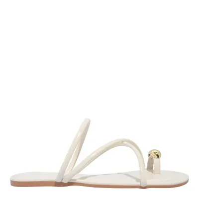 Rasteira Napa Madri Areia