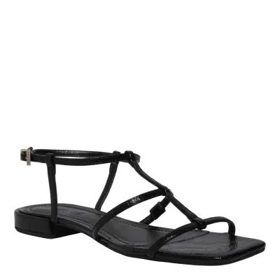 Rasteira Verniz Wetting Preto