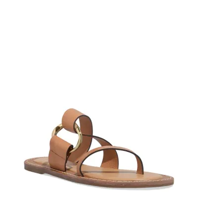 Rasteira Couro Confort Doce De Leite