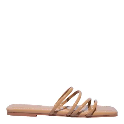 Rasteira Verniz Anzeli Palha