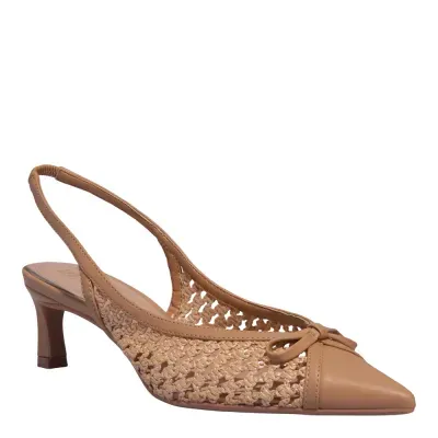 Scarpin Napa Soft Palha