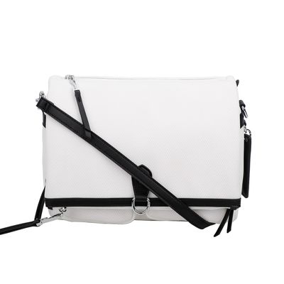 Bolsa Tela Lolla Sport Preto e Branco