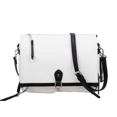 Bolsa Tela Lolla Sport Preto e Branco