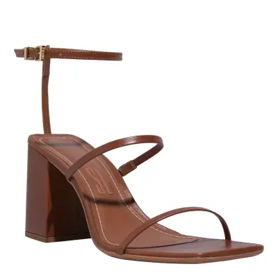 Sandalia Couro Pelica Soft New Camelo