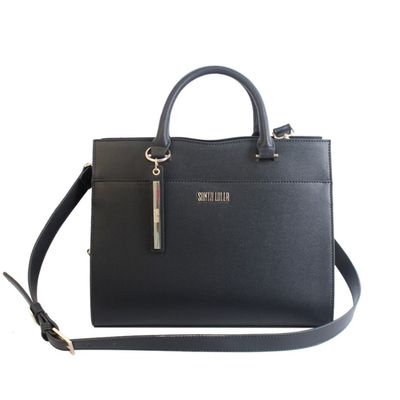 Bolsa Caviar Tag Preta