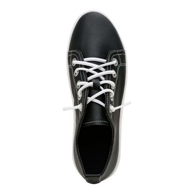 Tênis Microfibra Preto e Branco