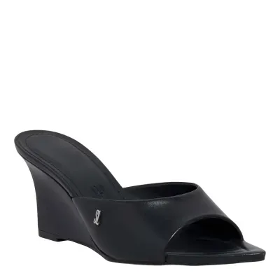 Mule Couro Pelica Soft Preto