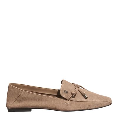 Mocassim Couro Camurça Fog