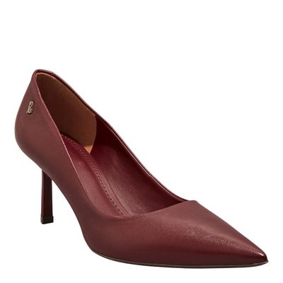 Scarpin Couro Pelica Soft Light Ruby