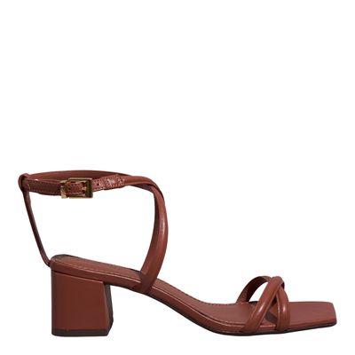 Sandália Couro Pelica Soft Chocolate