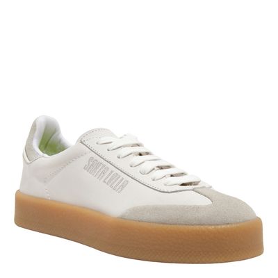 Tênis Couro Camurça Cinza