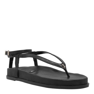 Sandália Papete Napa Soft Preto