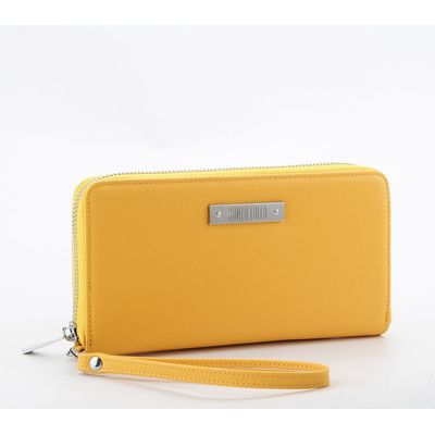 Carteira Grande Retangular Amarelo