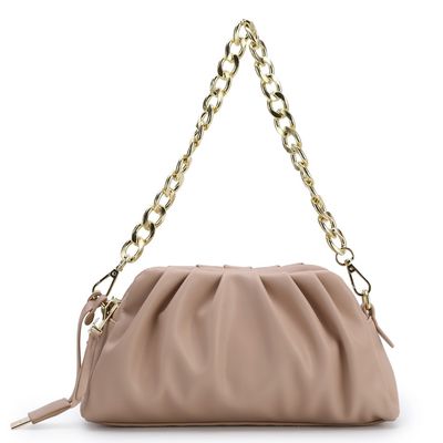 Bolsa Pouch Média Bege