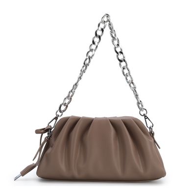 Bolsa Pouch Média Taupe