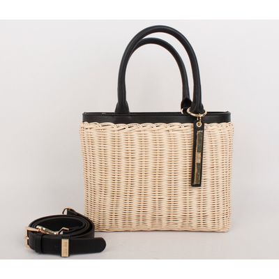Bolsa Palha Média Preta