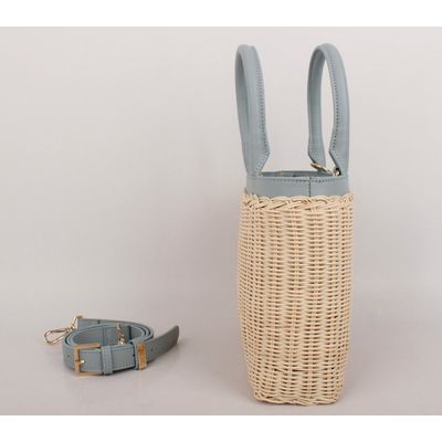 Bolsa Palha Média Azul