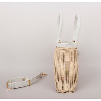 Bolsa Palha Média Branca