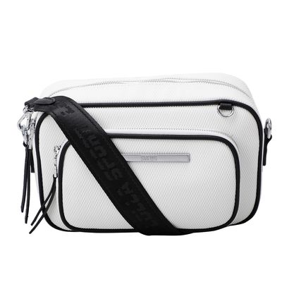 Bolsa Média Tela esportiva Preto e Branco