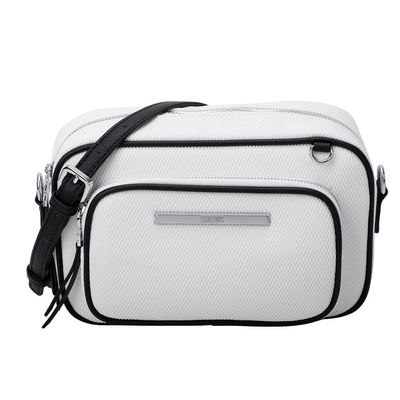 Bolsa Média Tela esportiva Preto e Branco
