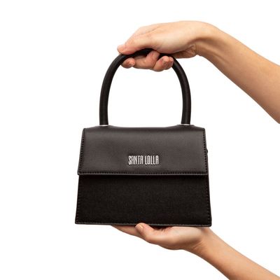 Bolsa Mini Quadrada Preta