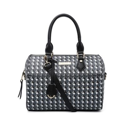 Bolsa Baú Tag Cubos Preto