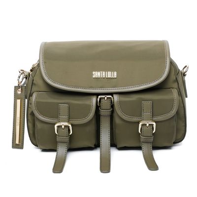 Bolsa Carteiro Nylon Verde