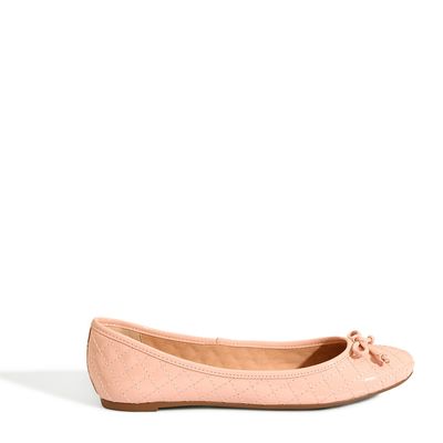 Sapatilha Envernizada Matelassê Rosa