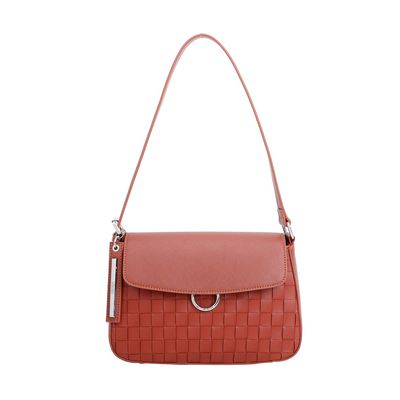 Bolsa Média Texturizada Caramelo