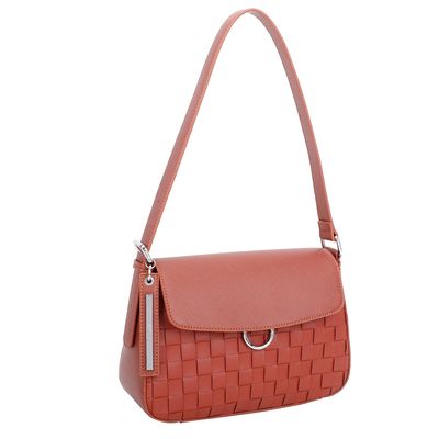 Bolsa Média Texturizada Caramelo