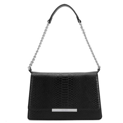 Bolsa Cobra Tag Corrente Preta