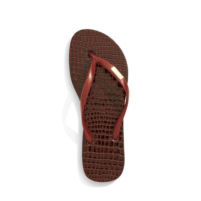Flip Flop Croco Albany Vinho